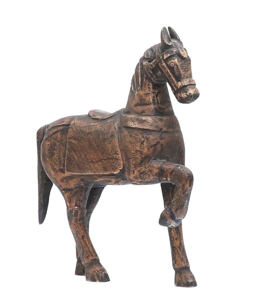 ANTIQUE WOODEN HORSE