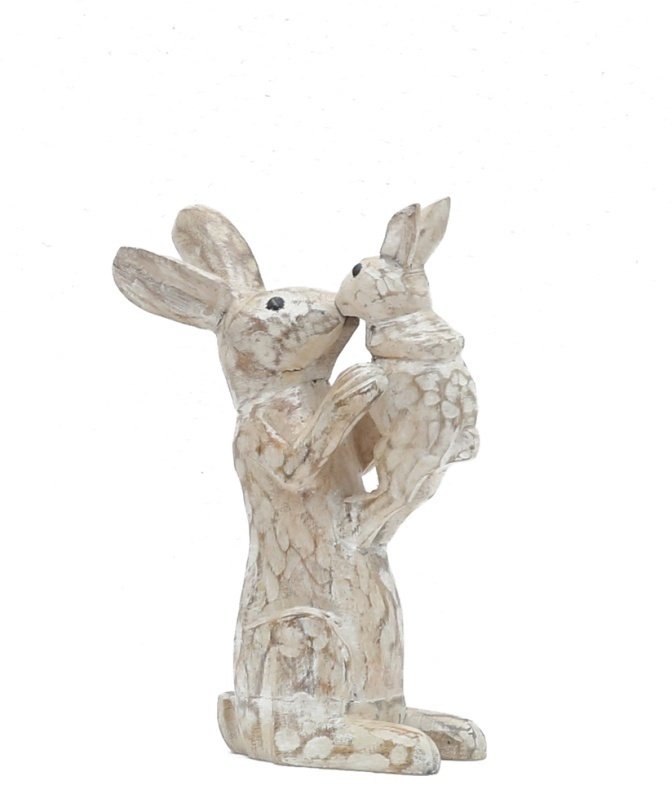 ANTIQUE WOODEN RABBIT 
